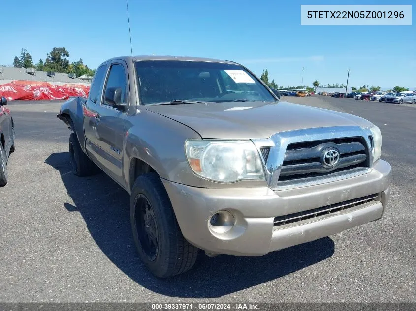 5TETX22N05Z001296 2005 Toyota Tacoma