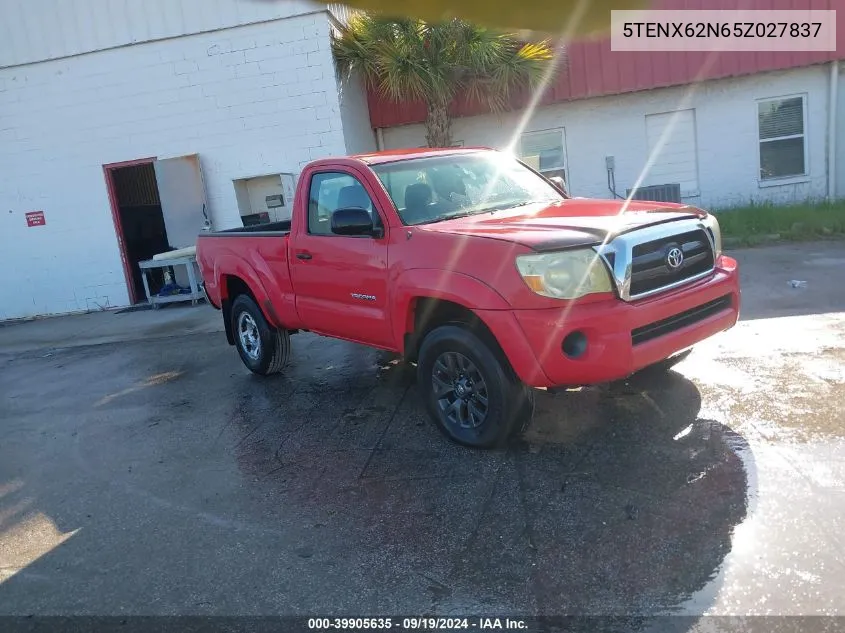 5TENX62N65Z027837 2005 Toyota Tacoma Prerunner