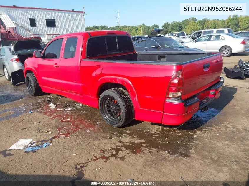 5TETU22N95Z086244 2005 Toyota Tacoma V6