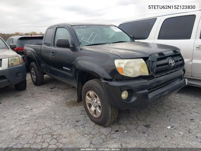 5TETU62N15Z123830 2005 Toyota Tacoma Prerunner V6