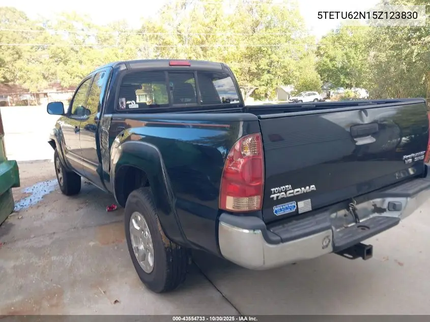 5TETU62N15Z123830 2005 Toyota Tacoma Prerunner V6