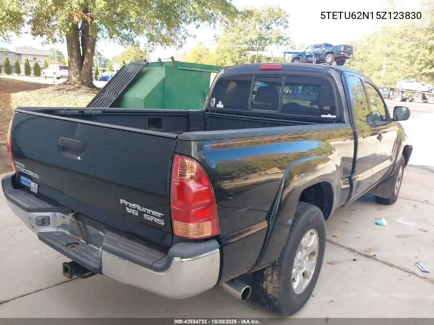 5TETU62N15Z123830 2005 Toyota Tacoma Prerunner V6