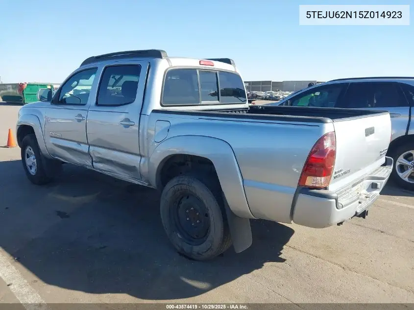 5TEJU62N15Z014923 2005 Toyota Tacoma Prerunner V6