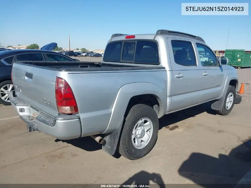 5TEJU62N15Z014923 2005 Toyota Tacoma Prerunner V6