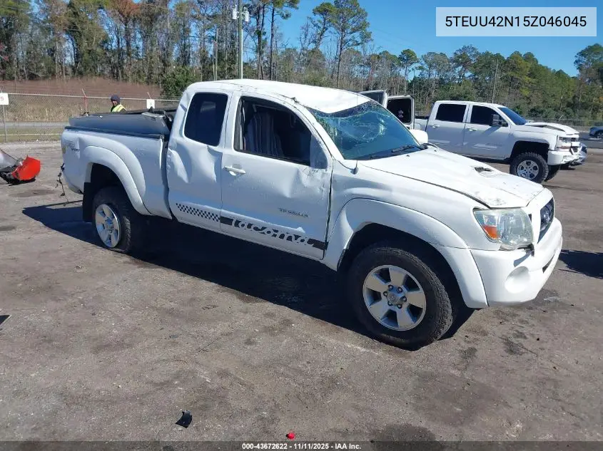 5TEUU42N15Z046045 2005 Toyota Tacoma Base V6