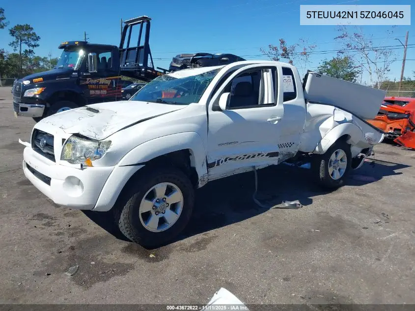 5TEUU42N15Z046045 2005 Toyota Tacoma Base V6