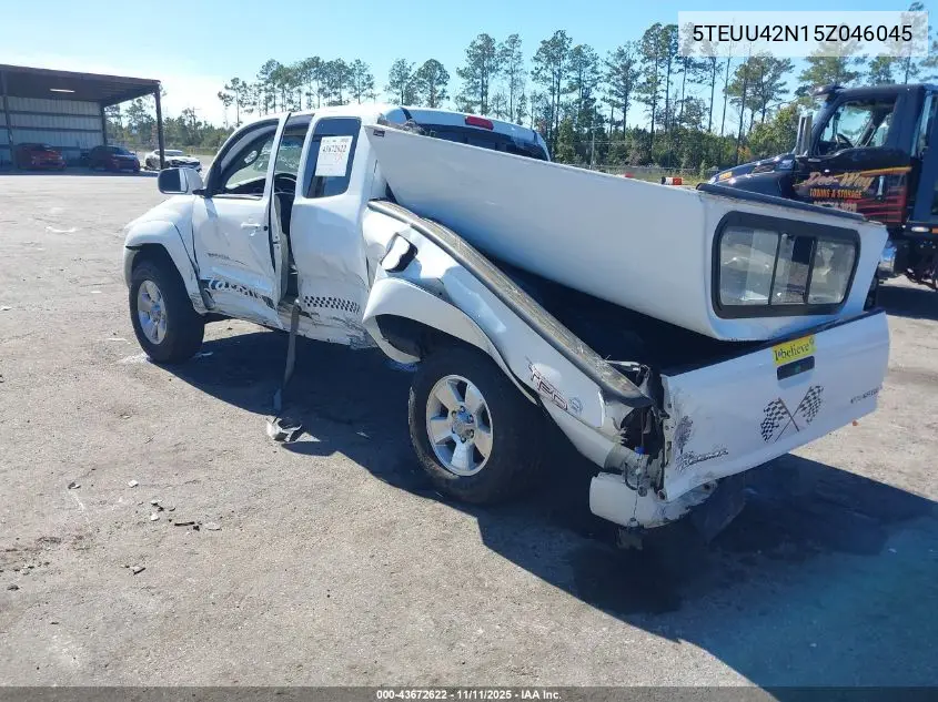 5TEUU42N15Z046045 2005 Toyota Tacoma Base V6