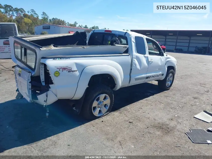 5TEUU42N15Z046045 2005 Toyota Tacoma Base V6