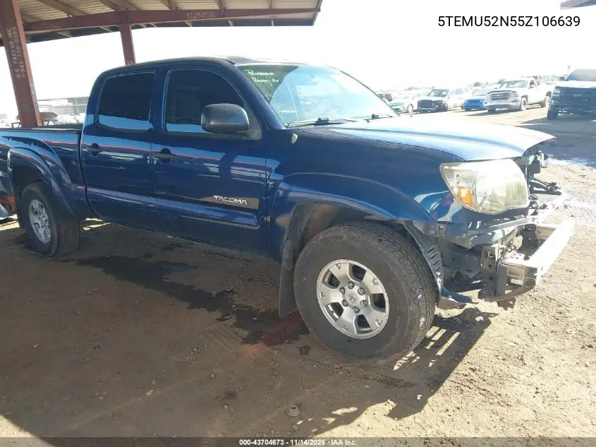5TEMU52N55Z106639 2005 Toyota Tacoma Base V6