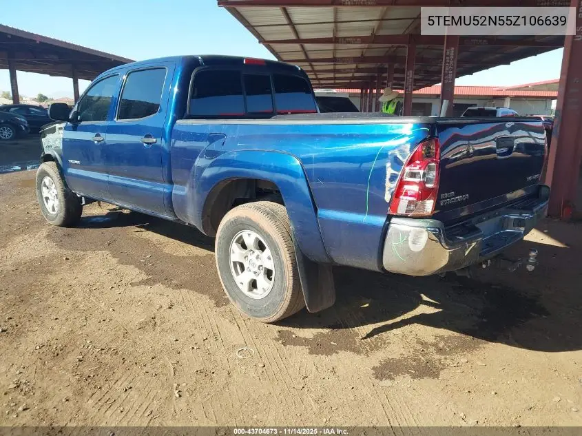 5TEMU52N55Z106639 2005 Toyota Tacoma Base V6