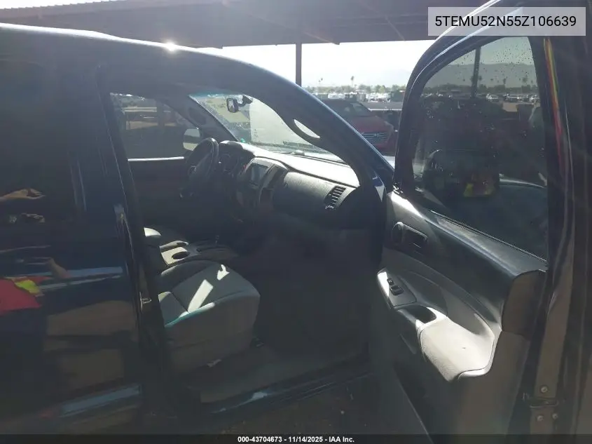 5TEMU52N55Z106639 2005 Toyota Tacoma Base V6