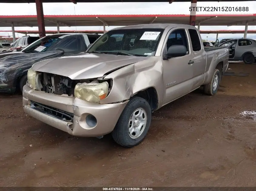 5TETX22N15Z016888 2005 Toyota Tacoma