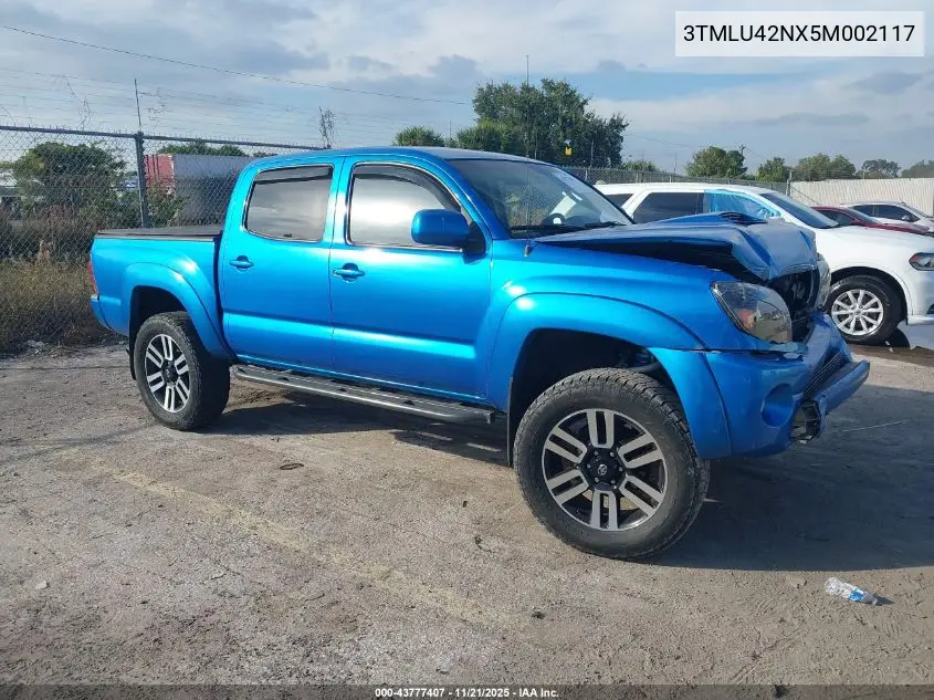 3TMLU42NX5M002117 2005 Toyota Tacoma Base V6
