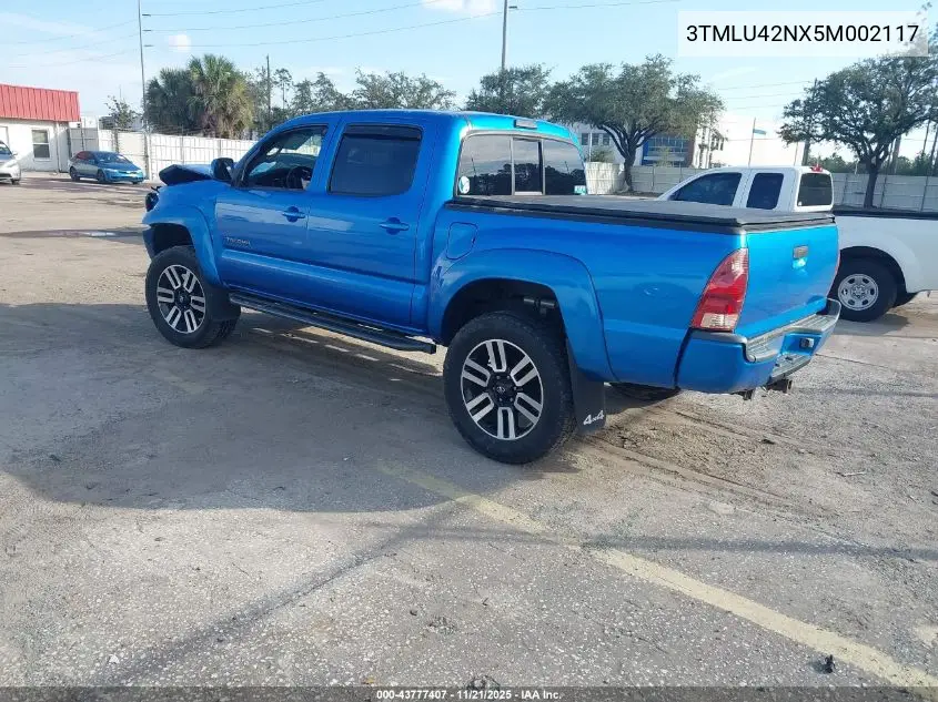 3TMLU42NX5M002117 2005 Toyota Tacoma Base V6