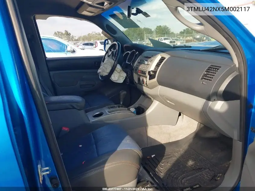 3TMLU42NX5M002117 2005 Toyota Tacoma Base V6