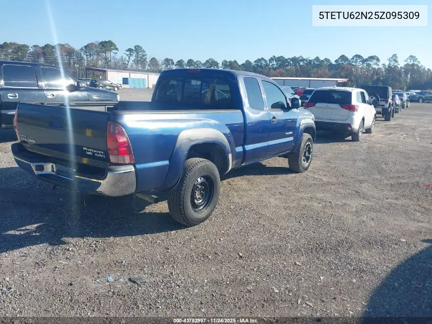 5TETU62N25Z095309 2005 Toyota Tacoma Prerunner V6
