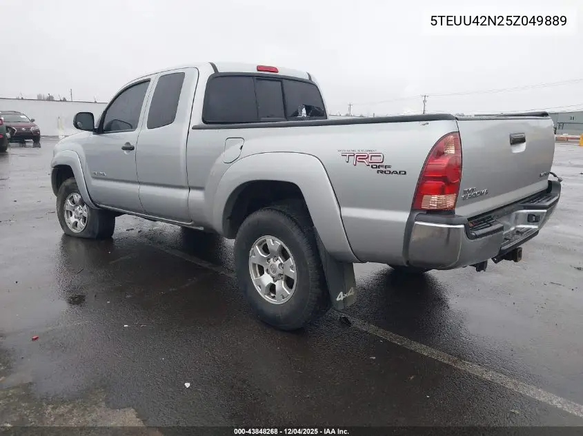 5TEUU42N25Z049889 2005 Toyota Tacoma Base V6