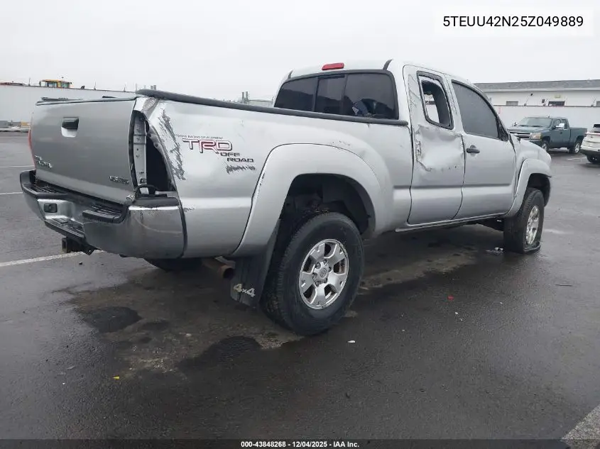 5TEUU42N25Z049889 2005 Toyota Tacoma Base V6