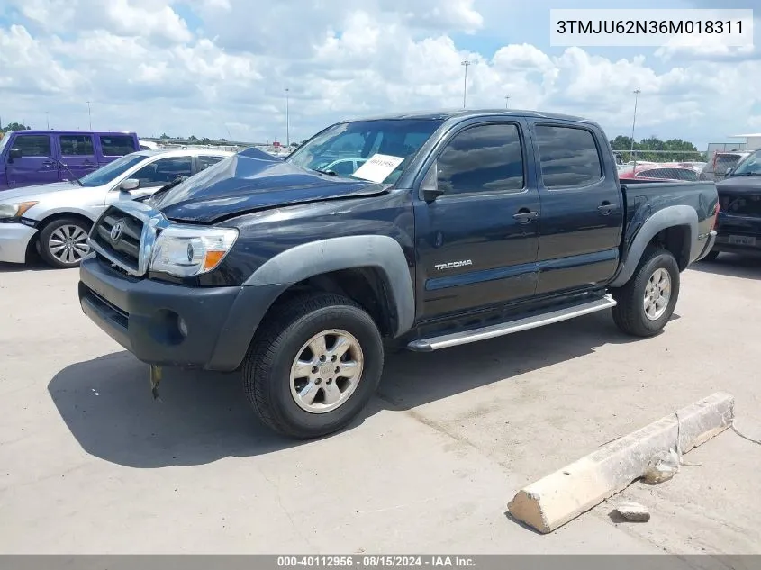 3TMJU62N36M018311 2006 Toyota Tacoma Prerunner V6