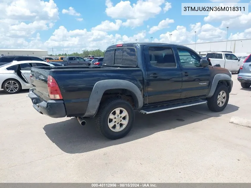 3TMJU62N36M018311 2006 Toyota Tacoma Prerunner V6