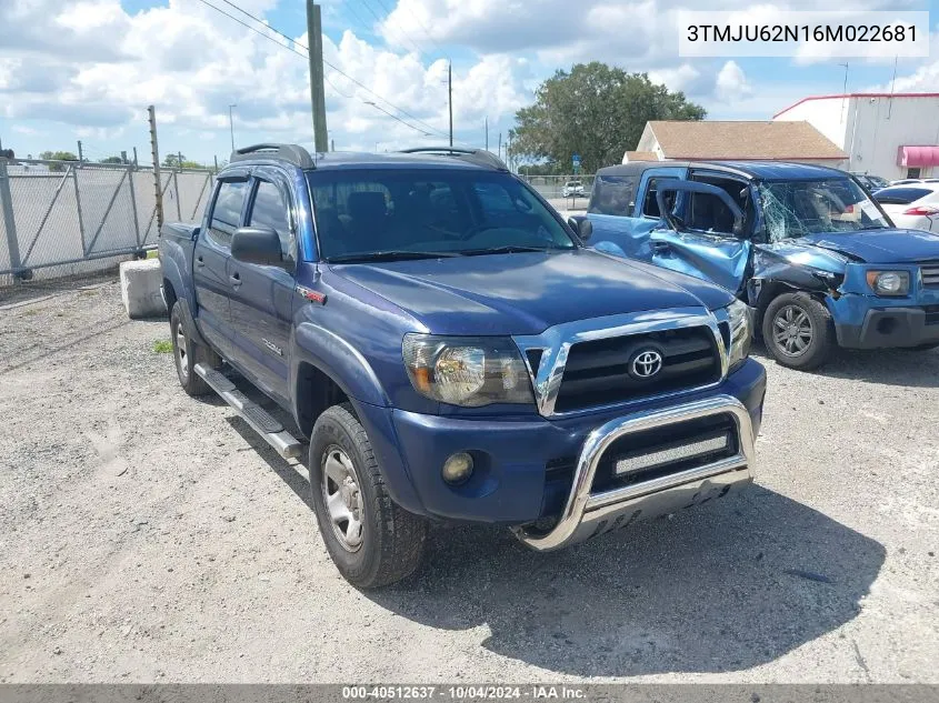 3TMJU62N16M022681 2006 Toyota Tacoma Prerunner V6