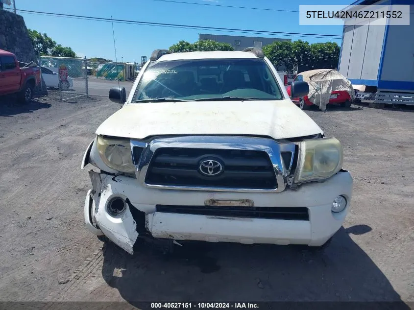 5TELU42N46Z211552 2006 Toyota Tacoma Base V6