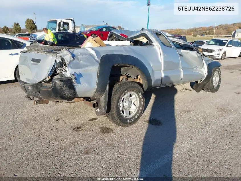 5TEUU42N86Z238726 2006 Toyota Tacoma Base V6