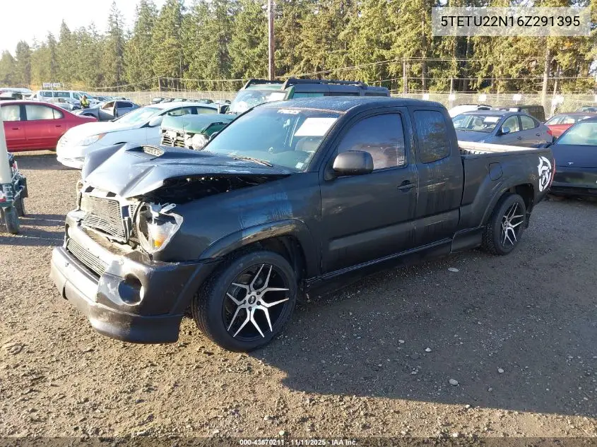 5TETU22N16Z291395 2006 Toyota Tacoma V6