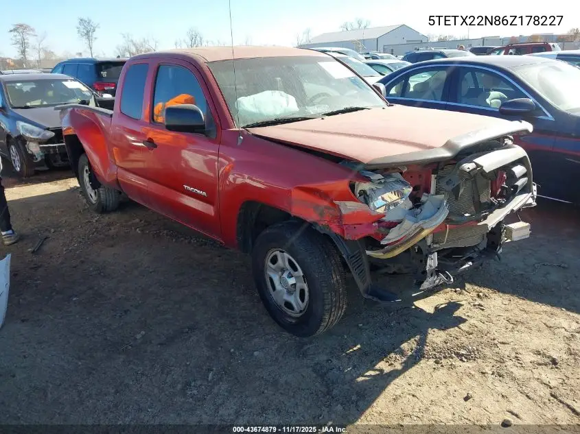 5TETX22N86Z178227 2006 Toyota Tacoma