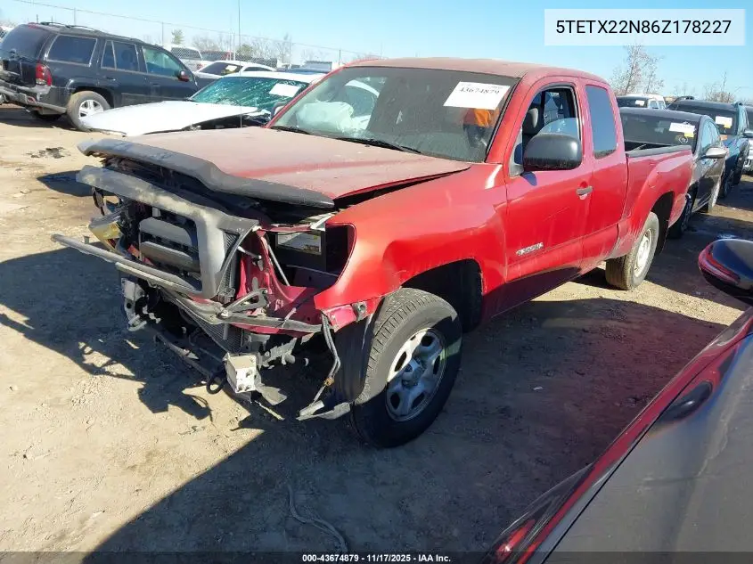 5TETX22N86Z178227 2006 Toyota Tacoma