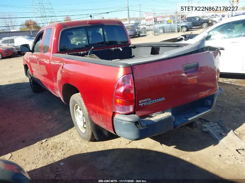 5TETX22N86Z178227 2006 Toyota Tacoma