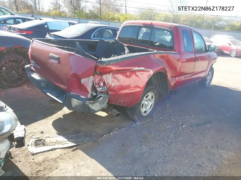 5TETX22N86Z178227 2006 Toyota Tacoma