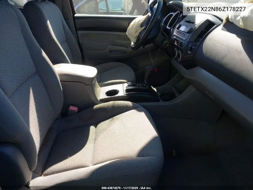 5TETX22N86Z178227 2006 Toyota Tacoma