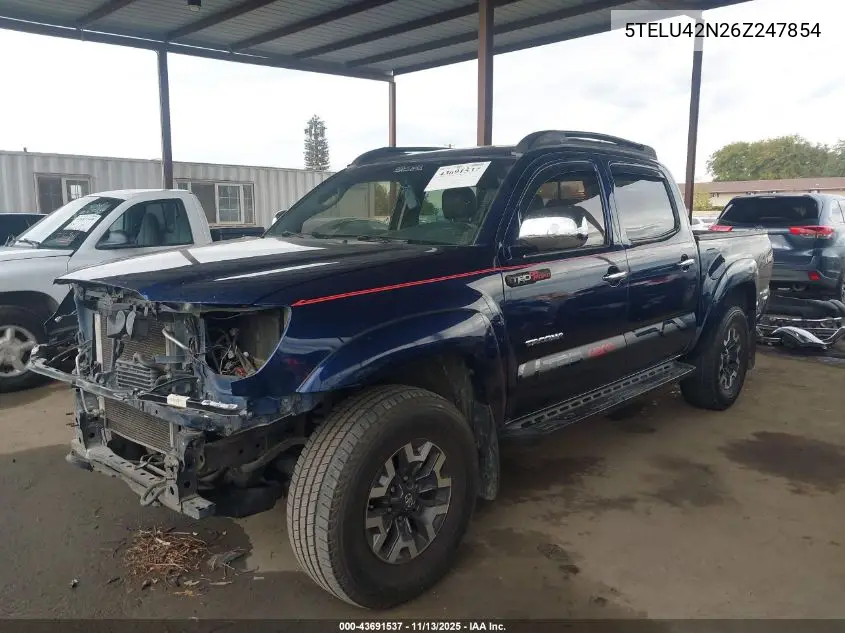 5TELU42N26Z247854 2006 Toyota Tacoma Base V6