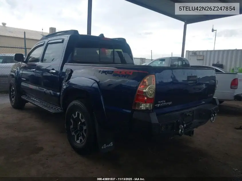 5TELU42N26Z247854 2006 Toyota Tacoma Base V6