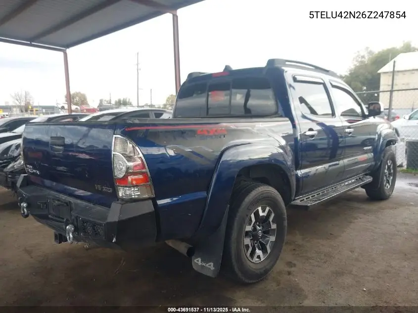 5TELU42N26Z247854 2006 Toyota Tacoma Base V6