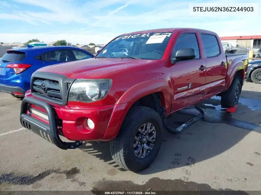 5TEJU62N36Z244903 2006 Toyota Tacoma Prerunner V6