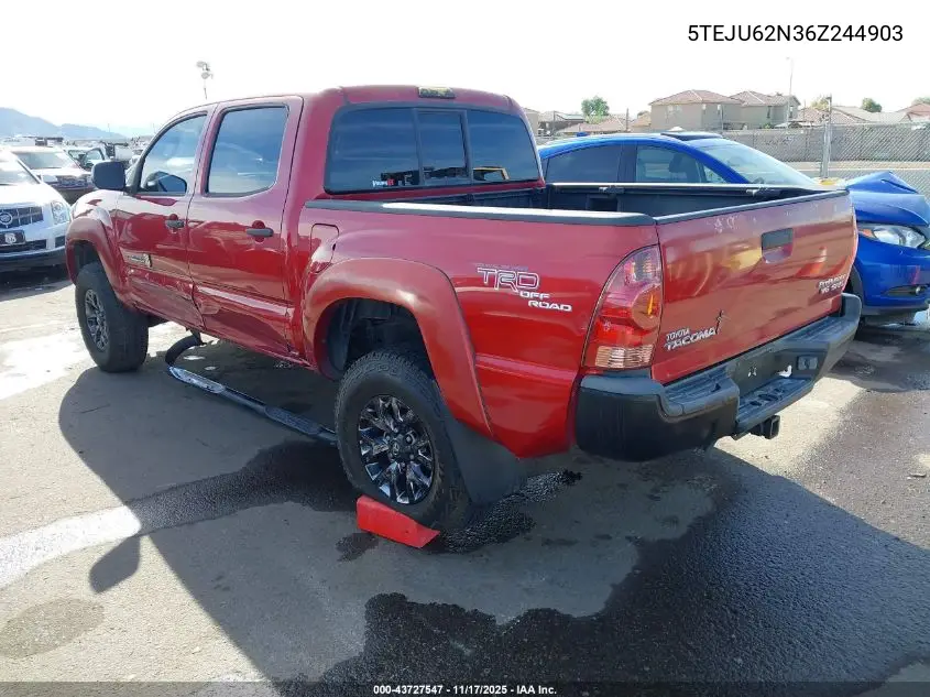 5TEJU62N36Z244903 2006 Toyota Tacoma Prerunner V6