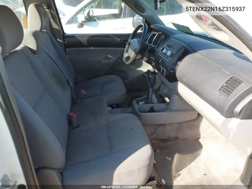 5TENX22N16Z315937 2006 Toyota Tacoma
