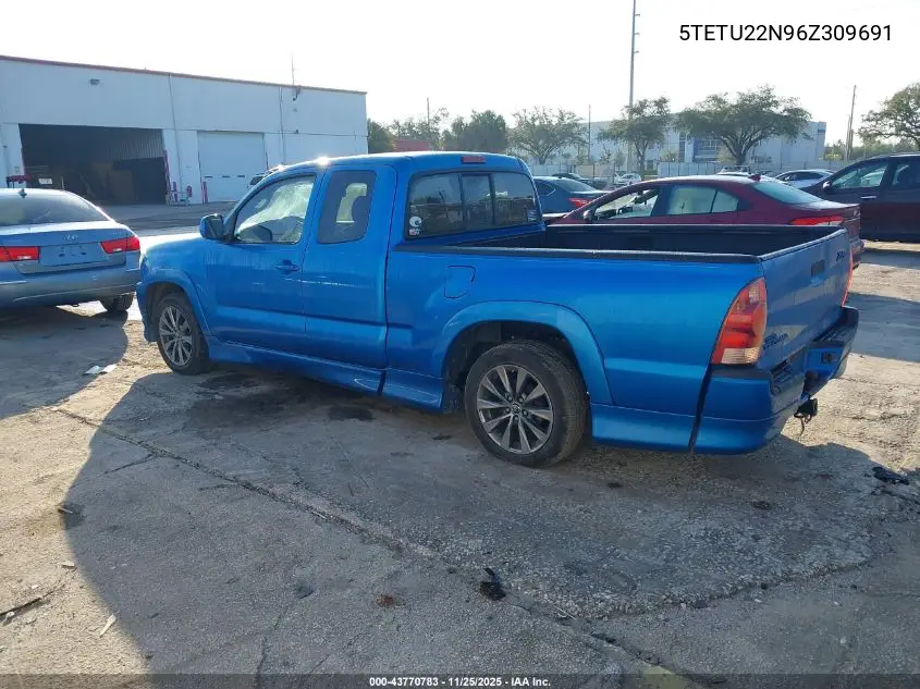5TETU22N96Z309691 2006 Toyota Tacoma V6