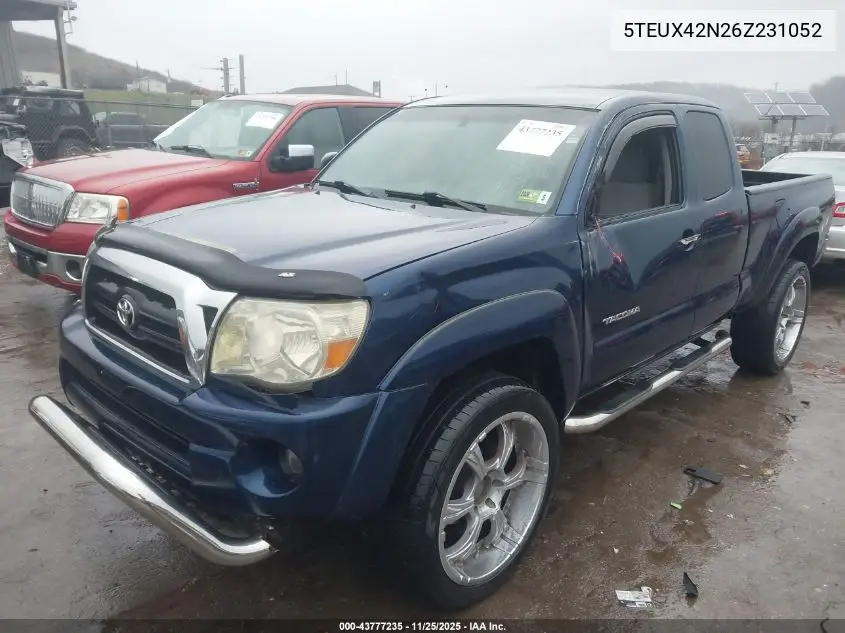 5TEUX42N26Z231052 2006 Toyota Tacoma