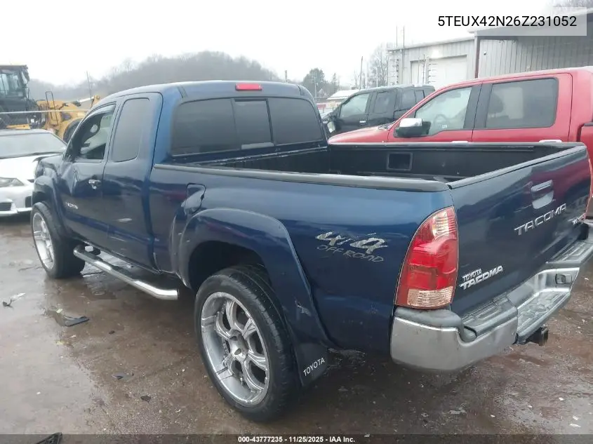 5TEUX42N26Z231052 2006 Toyota Tacoma