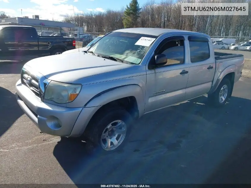 3TMJU62N06M027645 2006 Toyota Tacoma Prerunner V6