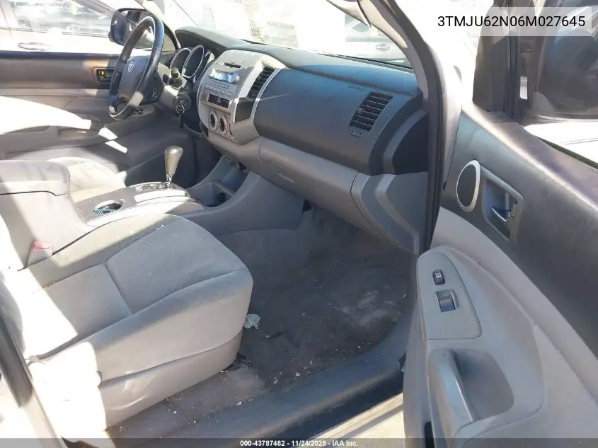 3TMJU62N06M027645 2006 Toyota Tacoma Prerunner V6