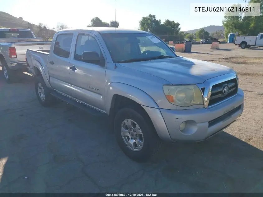 5TEJU62N16Z146811 2006 Toyota Tacoma Prerunner V6