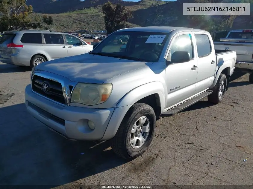 5TEJU62N16Z146811 2006 Toyota Tacoma Prerunner V6