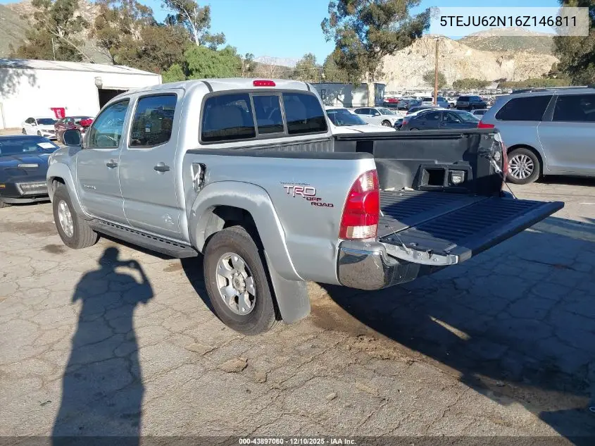 5TEJU62N16Z146811 2006 Toyota Tacoma Prerunner V6