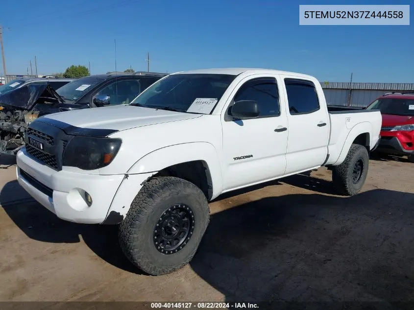 5TEMU52N37Z444558 2007 Toyota Tacoma Base V6