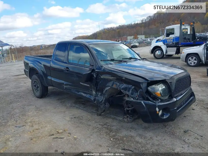 5TEUU42N67Z334369 2007 Toyota Tacoma Base V6