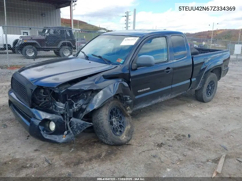 5TEUU42N67Z334369 2007 Toyota Tacoma Base V6